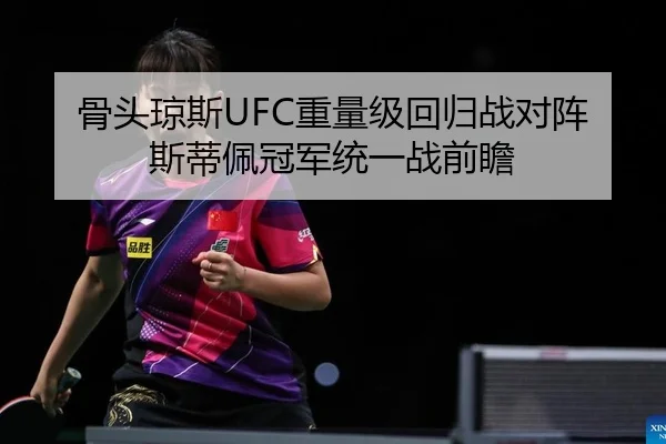 骨头琼斯UFC重量级回归战对阵斯蒂佩冠军统一战前瞻